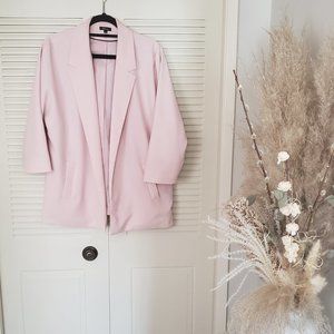 Oversized Blush Pink Blazer